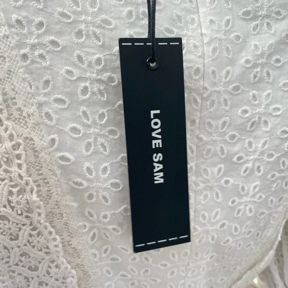 NWT LOVE SAM Vivienne Eyelet Dress, Multiple Sizes - Picture 6 of 9